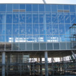 光触媒M-クリーン施工-栃木県立宇都宮工業高校食堂窓ガラス
